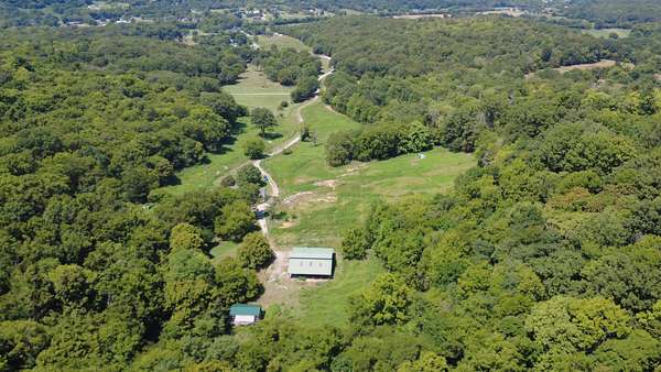 34.3 Acres of Agricultural Land with Home for Sale in Lewisburg, Tennessee