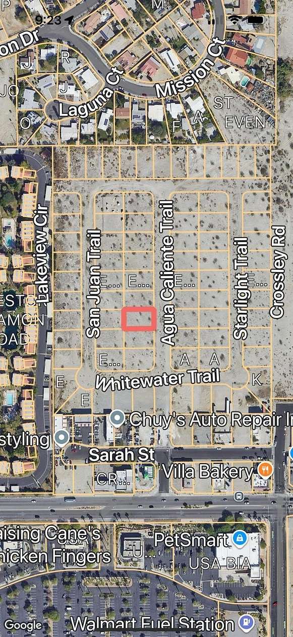 0.18 Acres of Commercial Land for Sale in Cathedral City, California