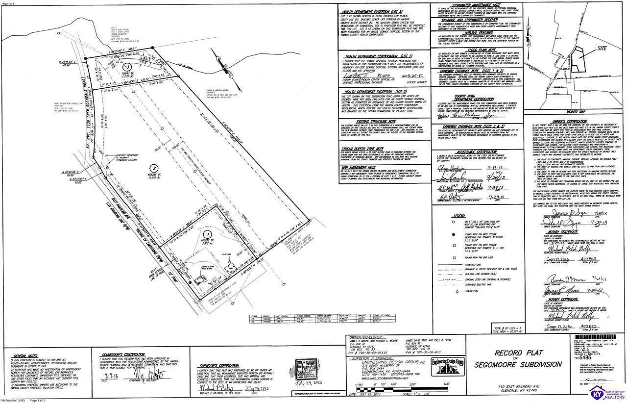 15.3 Acres of Mixed-Use Land for Sale in Glendale, Kentucky