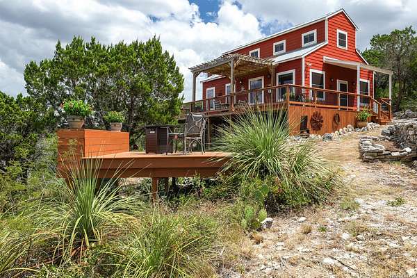 24.7 Acres of Recreational Land with Home for Sale in Mico, Texas