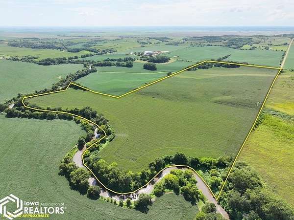 115 Acres of Agricultural Land for Sale in Hornick, Iowa