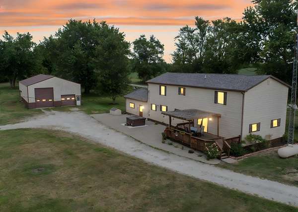 7.27 Acres of Residential Land with Home for Sale in Fremont, Indiana