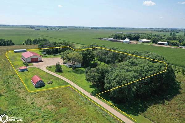 7 Acres of Land with Home for Sale in New Ulm, Minnesota
