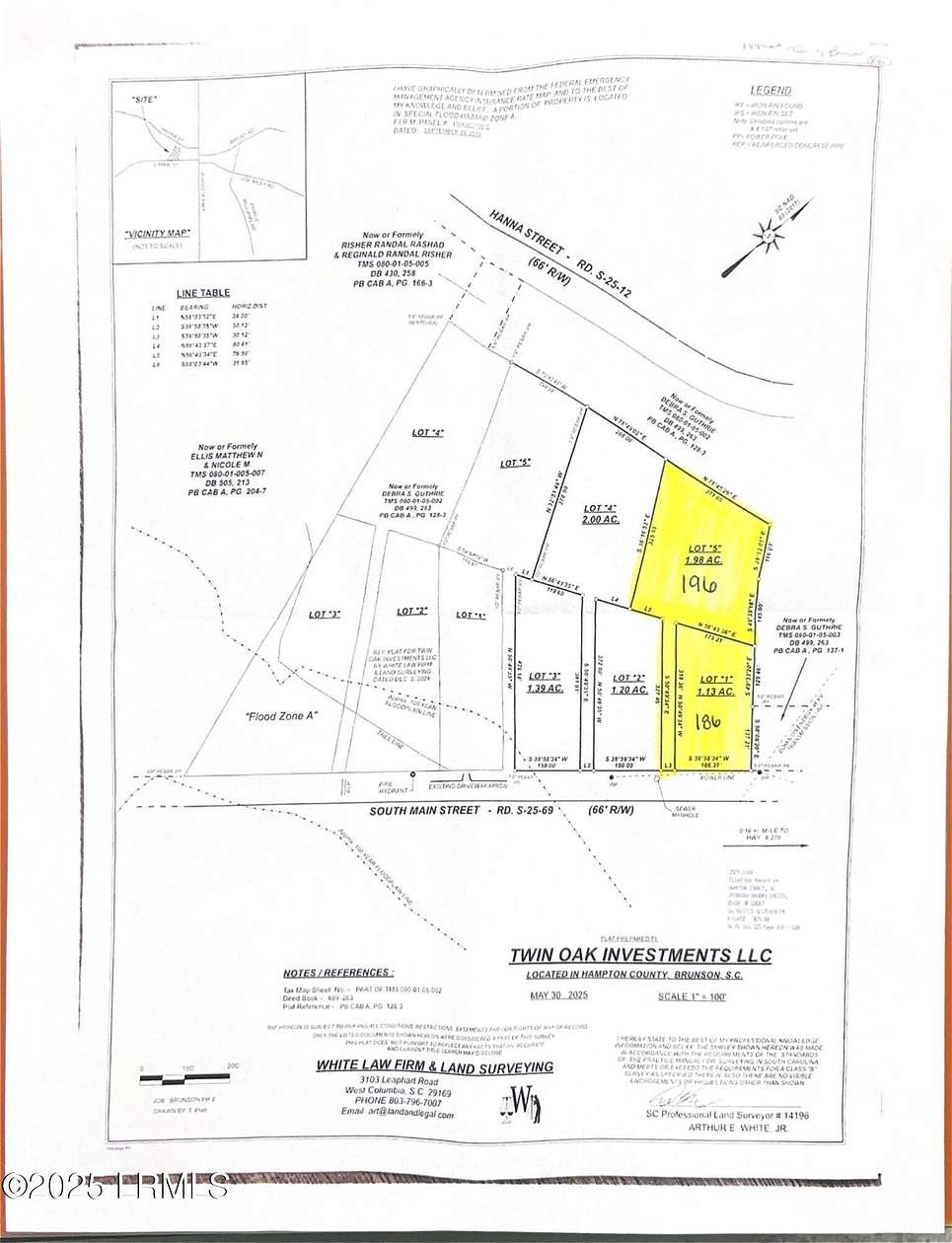 2 Acres of Residential Land for Sale in Brunson, South Carolina