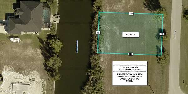 0.23 Acres of Residential Land for Sale in Cape Coral, Florida