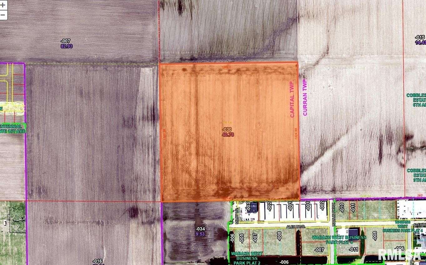 40.8 Acres of Commercial Land for Sale in Springfield, Illinois