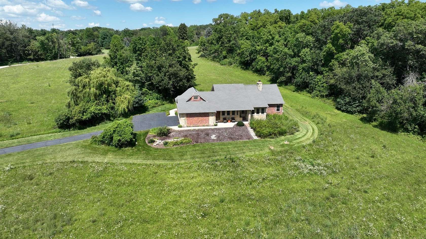 3.48 Acres of Land with Home for Sale in Roscoe, Illinois