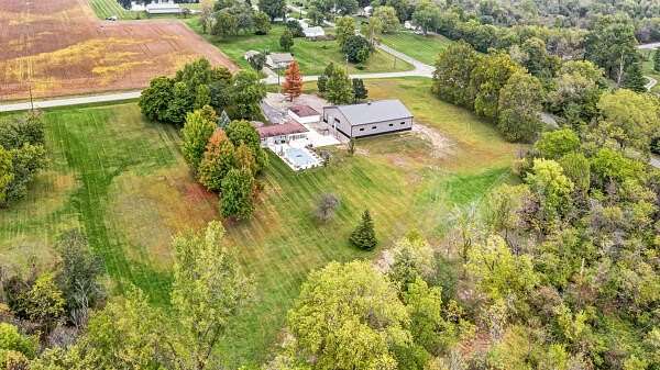 8 Acres of Land with Home for Sale in Wapakoneta, Ohio