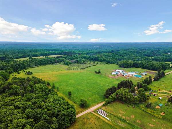 15 Acres of Land with Home for Sale in Tustin, Michigan