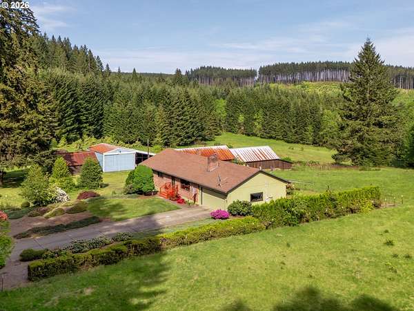 37.8 Acres of Recreational Land with Home for Sale in North Plains, Oregon