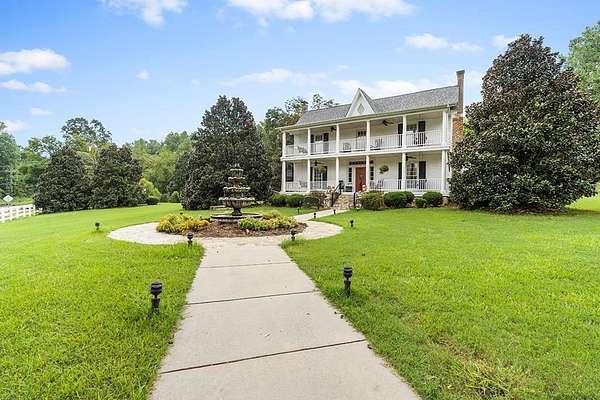 7.3 Acres of Residential Land with Home for Sale in Greenwood, South Carolina