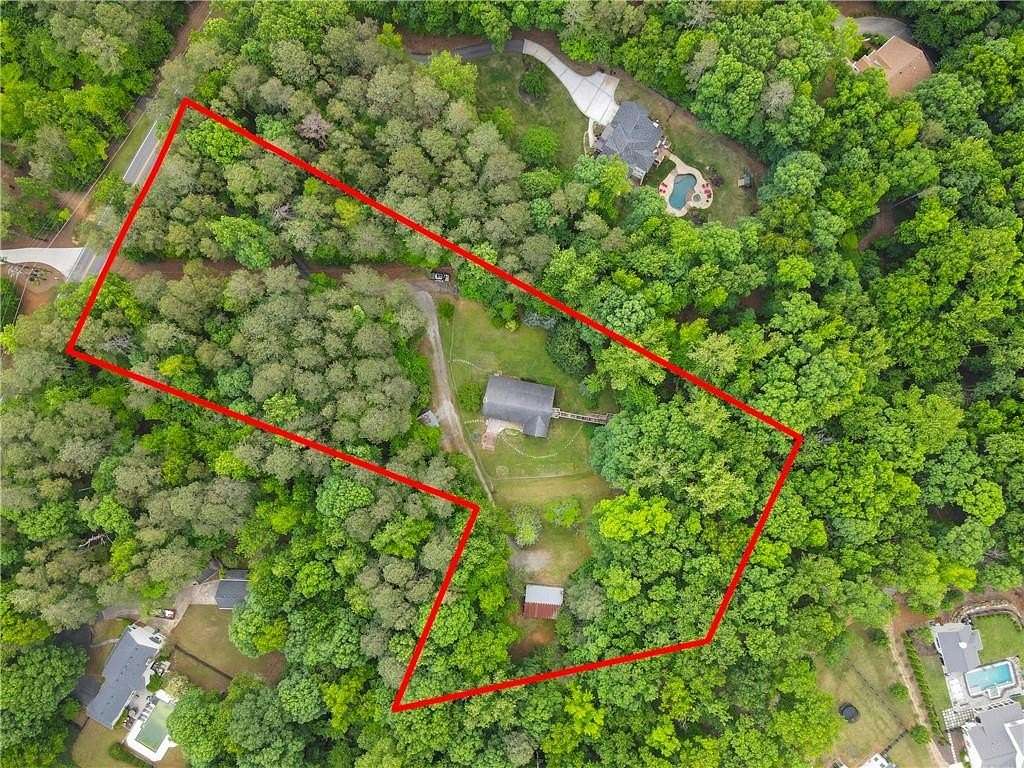 3.35 Acres of Residential Land with Home for Sale in Milton, Georgia