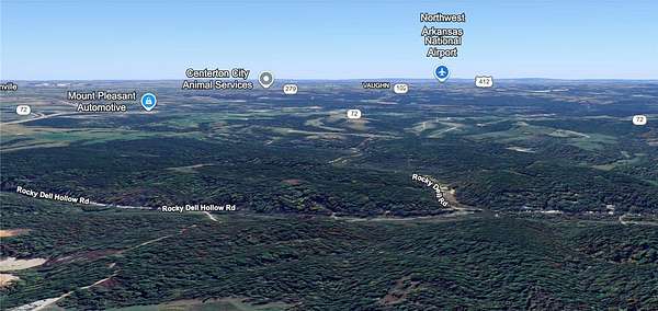 37.1 Acres of Land for Sale in Gravette, Arkansas