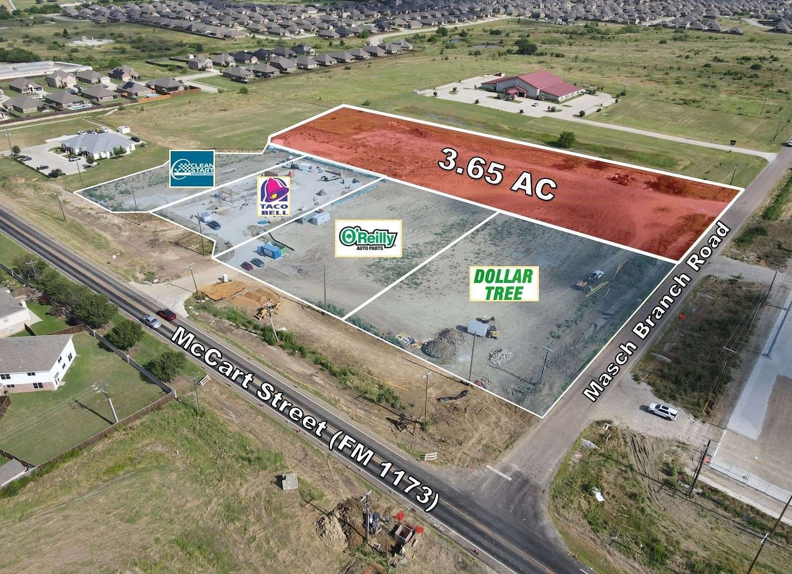 3.65 Acres of Mixed-Use Land for Sale in Krum, Texas