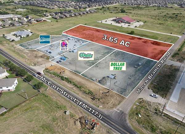 3.65 Acres of Mixed-Use Land for Sale in Krum, Texas