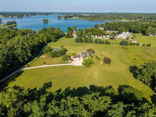 13.4 Acres of Land with Home for Sale in North Webster, Indiana