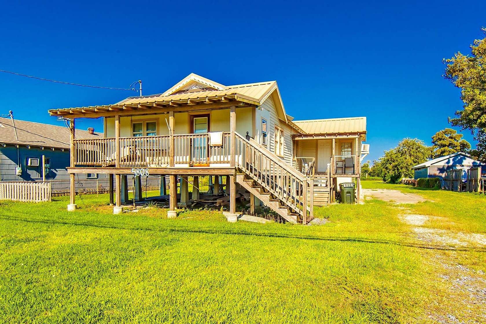 53.7 Acres of Recreational Land with Home for Sale in Chauvin, Louisiana
