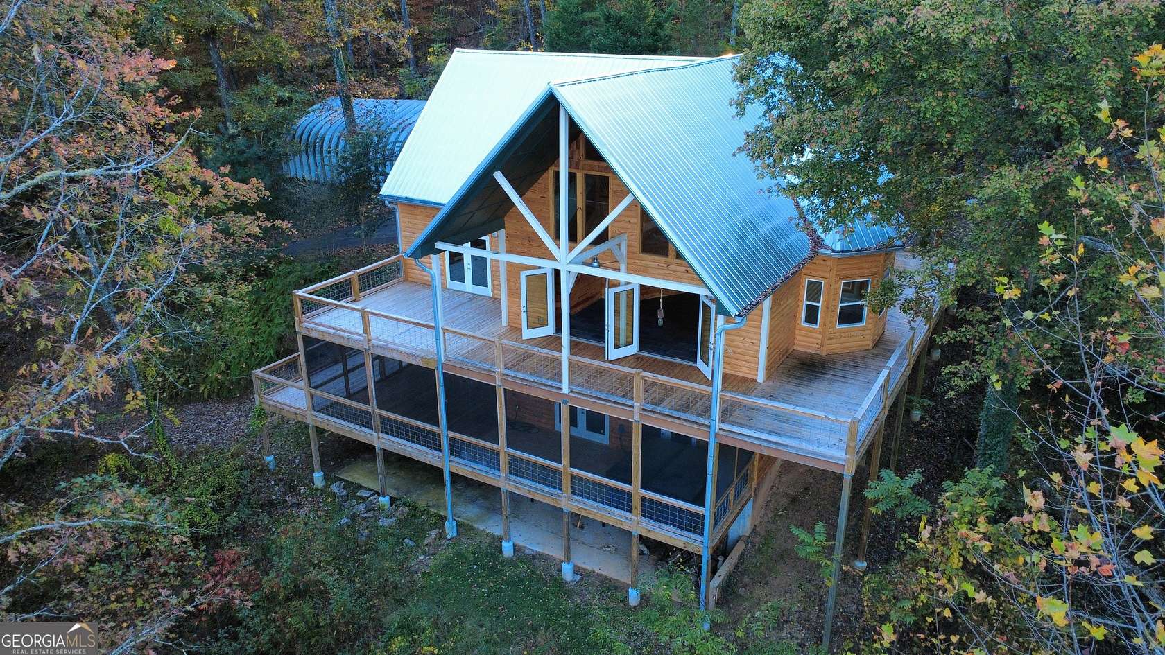 4.34 Acres of Residential Land with Home for Sale in Blue Ridge, Georgia