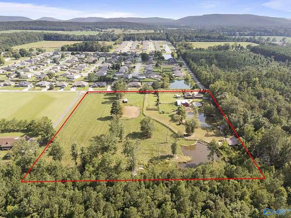 8.4 Acres of Land with Home for Sale in Owens Cross Roads, Alabama