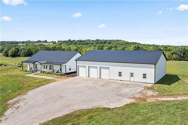 50.6 Acres of Land with Home for Sale in Ottawa, Kansas