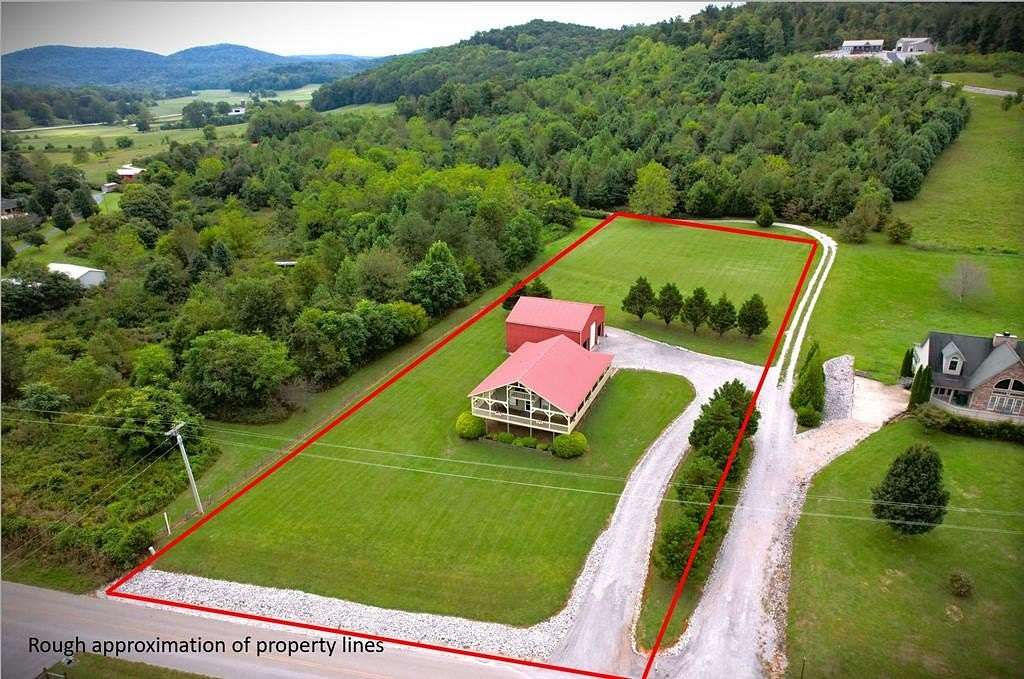 1.63 Acres of Residential Land with Home for Sale in Rickman, Tennessee