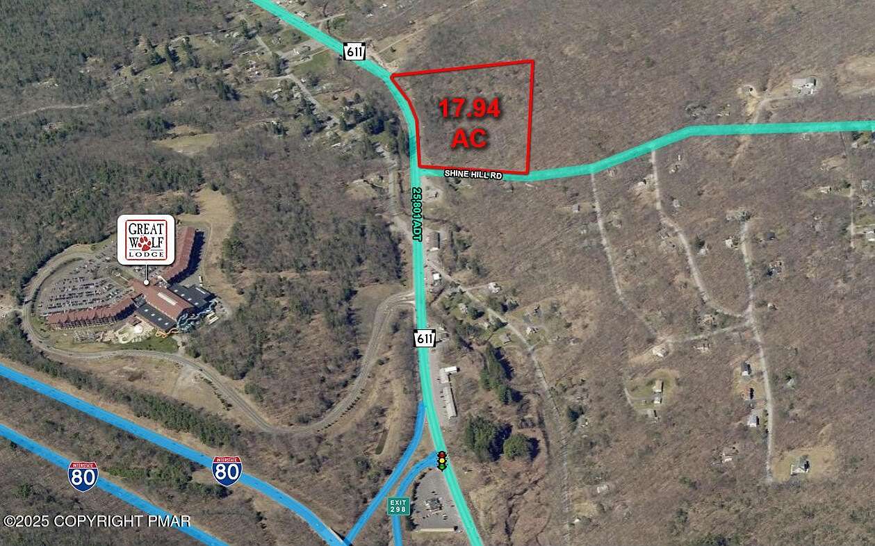 18 Acres of Commercial Land for Sale in Henryville, Pennsylvania