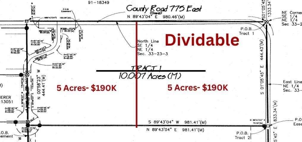 10 Acres of Agricultural Land for Sale in Lafayette, Indiana