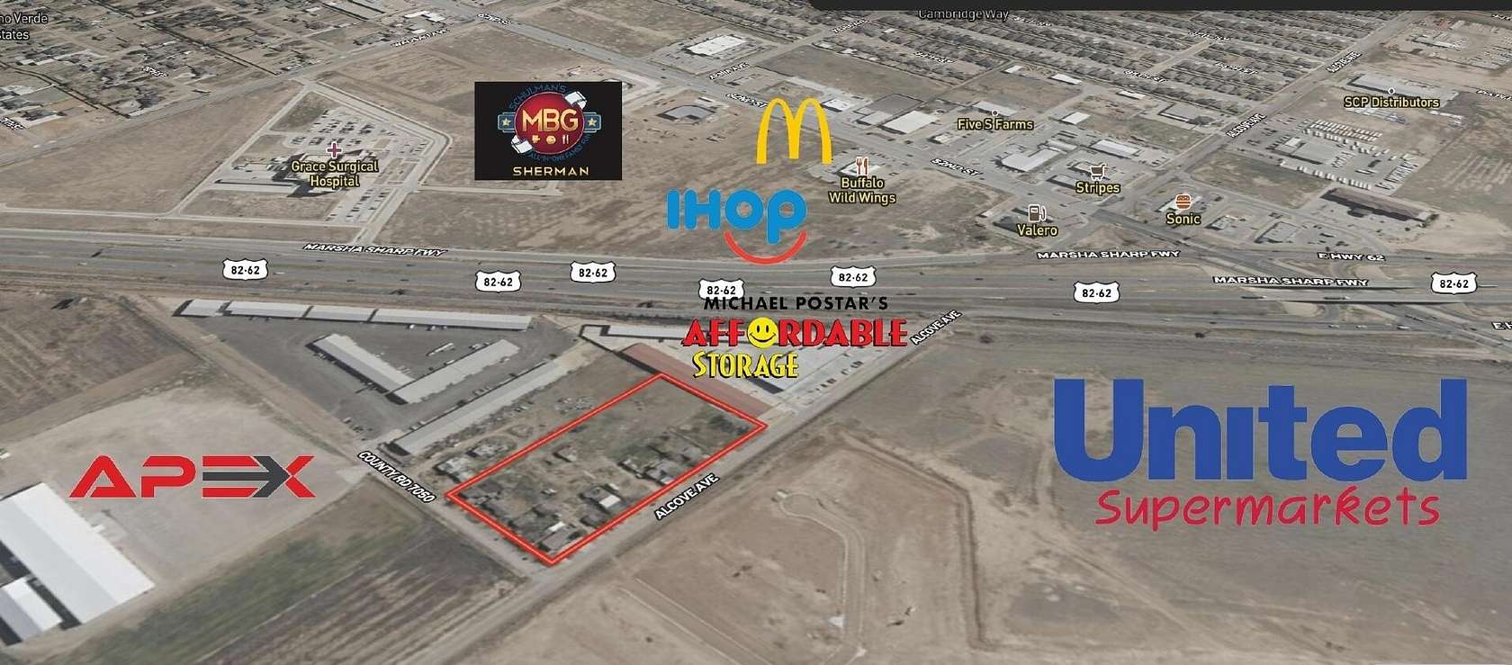4 Acres of Improved Mixed-Use Land for Sale in Lubbock, Texas