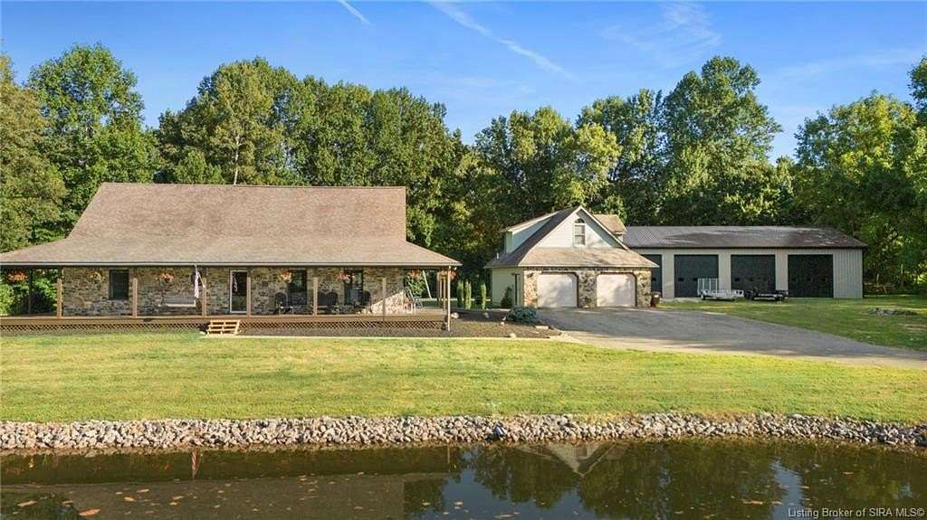 16.8 Acres of Land with Home for Sale in Hanover, Indiana