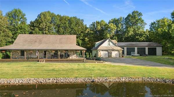 16.8 Acres of Land with Home for Sale in Hanover, Indiana