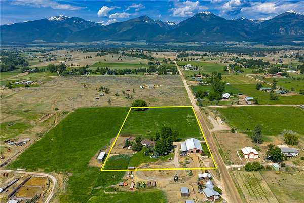 5 Acres of Land with Home for Sale in Stevensville, Montana