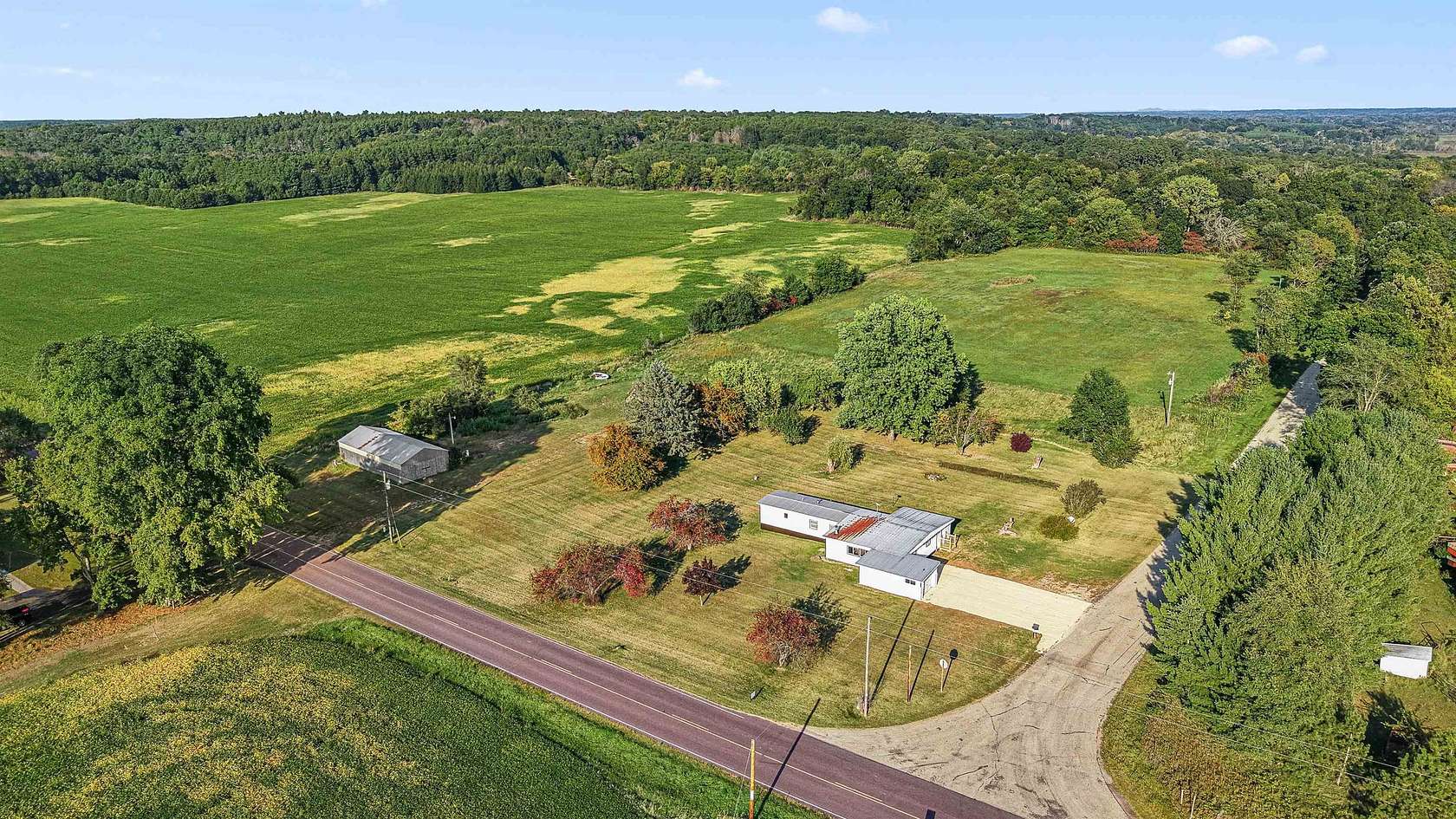 3 Acres of Residential Land with Home for Sale in Oxford, Wisconsin