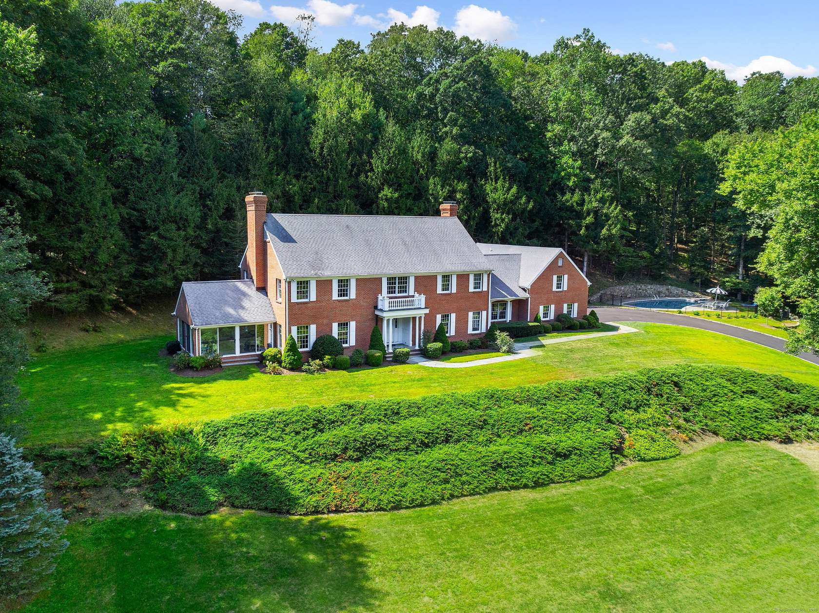 4.13 Acres of Residential Land with Home for Sale in New Canaan, Connecticut