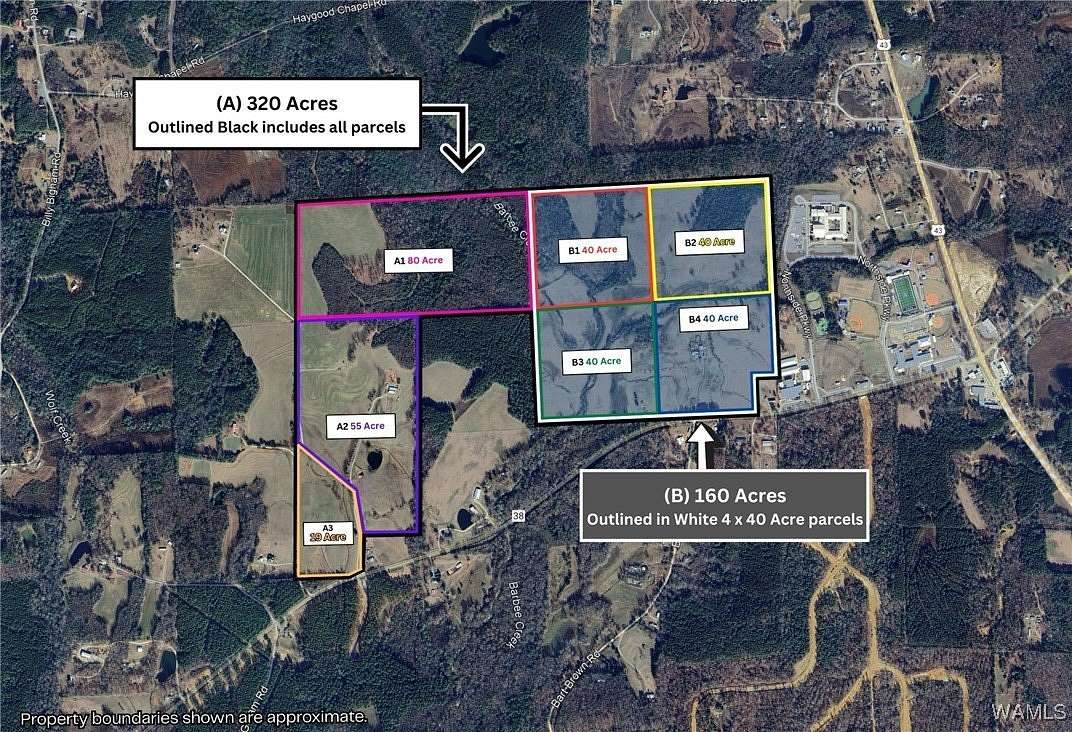 40 Acres of Agricultural Land for Sale in Berry, Alabama