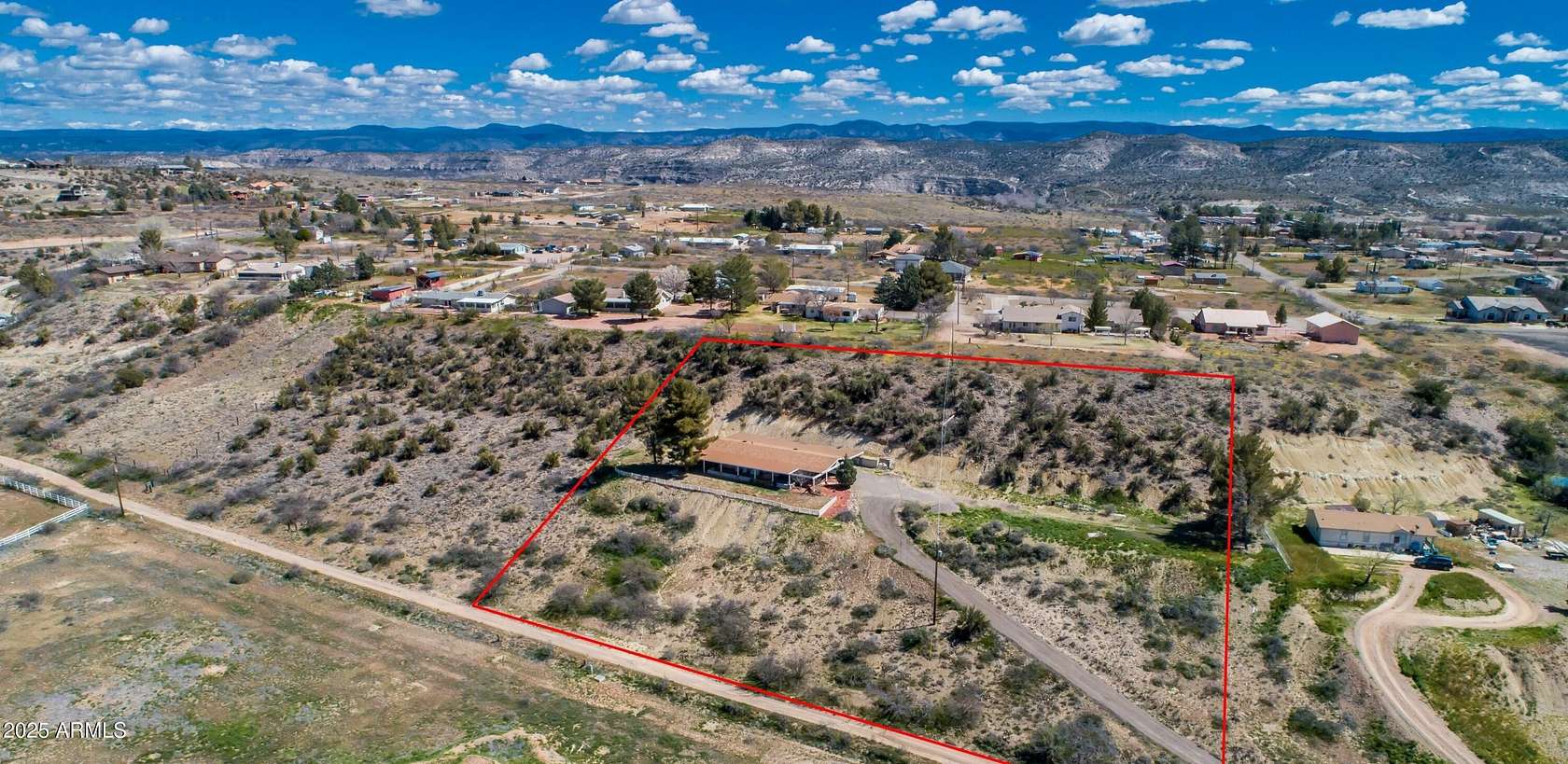 3.25 Acres of Residential Land with Home for Sale in Camp Verde, Arizona