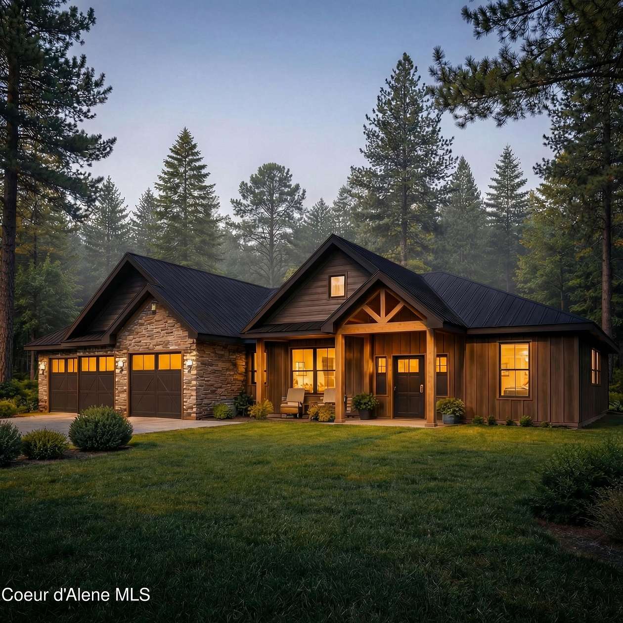 5 Acres of Land with Home for Sale in Athol, Idaho