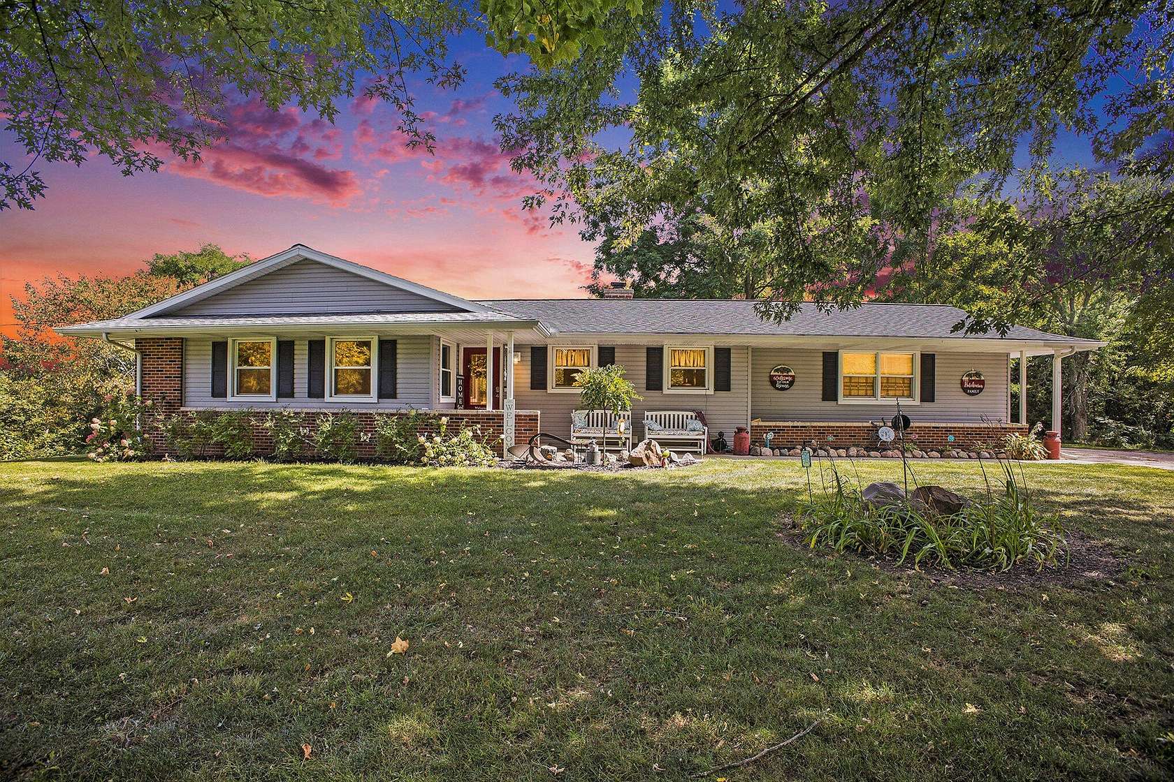 13.2 Acres of Recreational Land with Home for Sale in Addison, Michigan