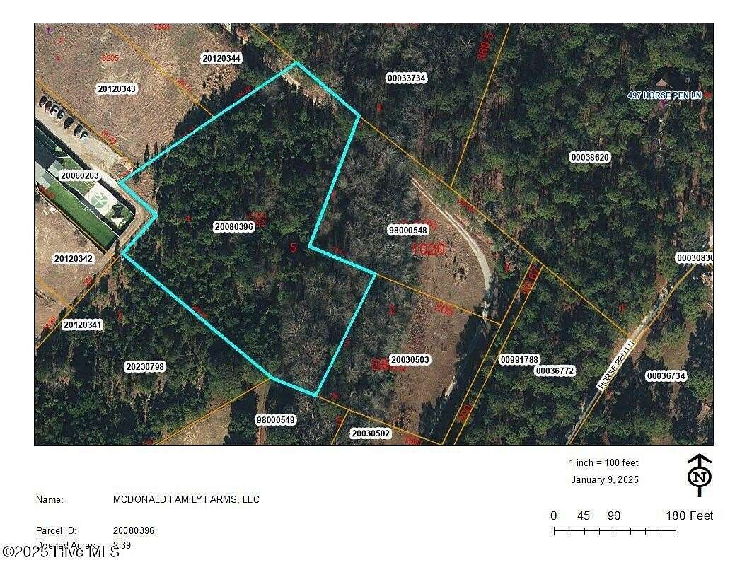 2.4 Acres of Mixed-Use Land for Sale in Vass, North Carolina