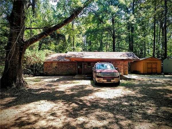 36 Acres of Recreational Land with Home for Sale in Campti, Louisiana