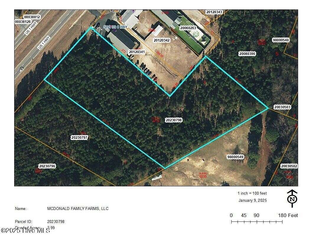 4 Acres of Commercial Land for Sale in Vass, North Carolina