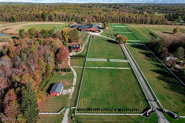 58 Acres of Agricultural Land with Home for Sale in Chardon, Ohio