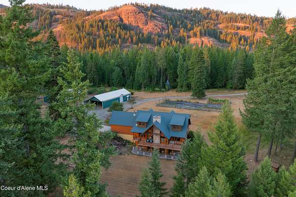 61 Acres of Land with Home for Sale in Clark Fork, Idaho