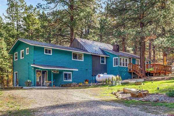 5 Acres of Land with Home for Sale in Pagosa Springs, Colorado