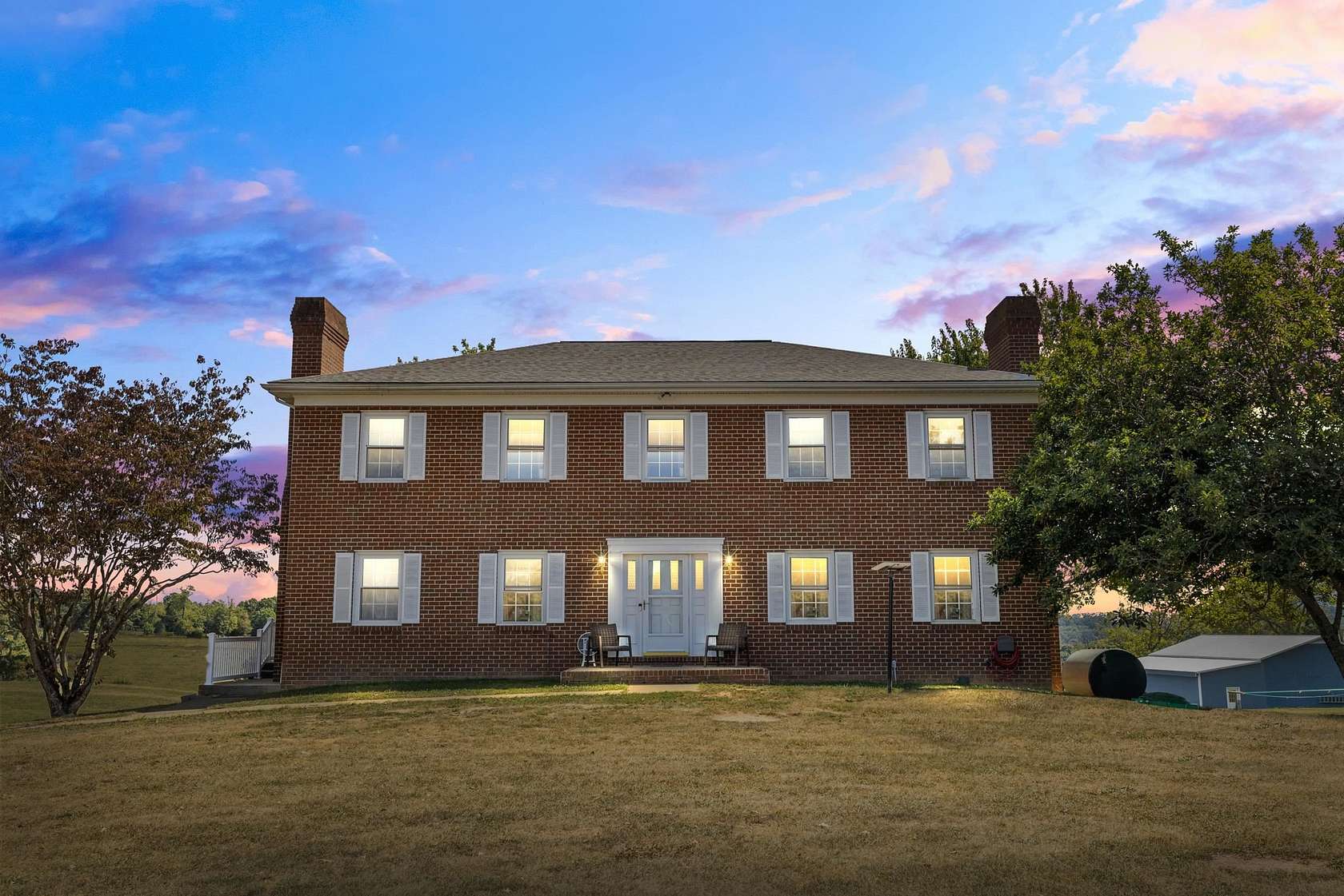 124 Acres of Land with Home for Sale in Staunton, Virginia