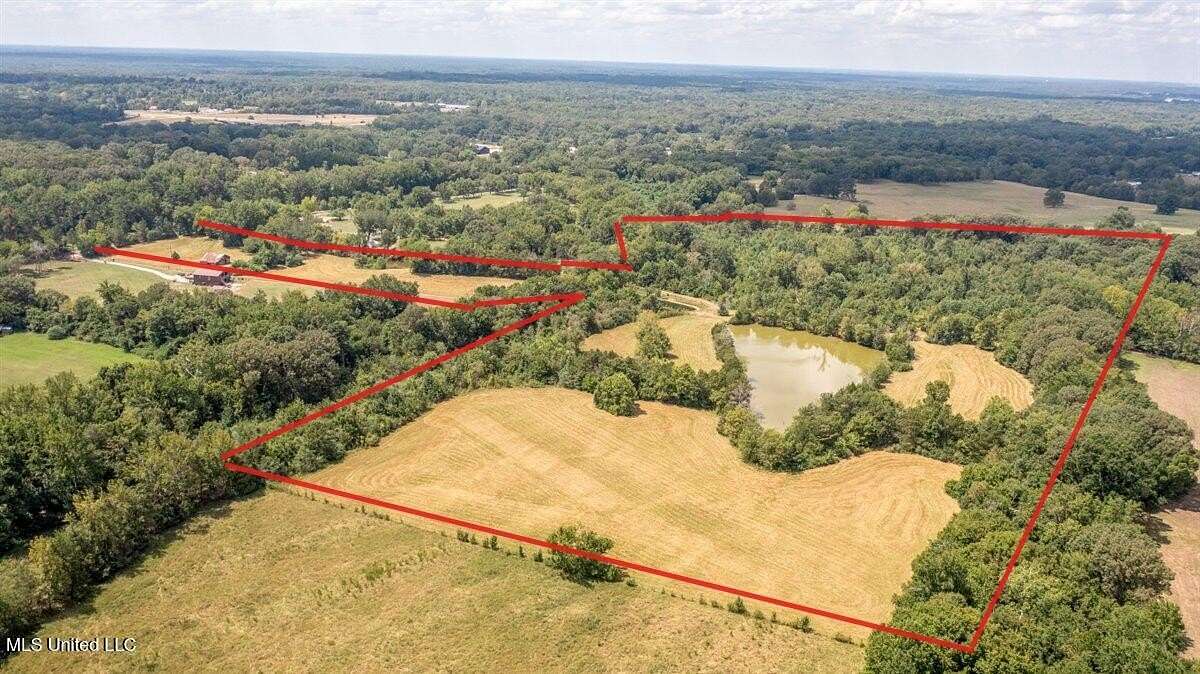 42 Acres of Recreational Land & Farm for Sale in Red Banks, Mississippi