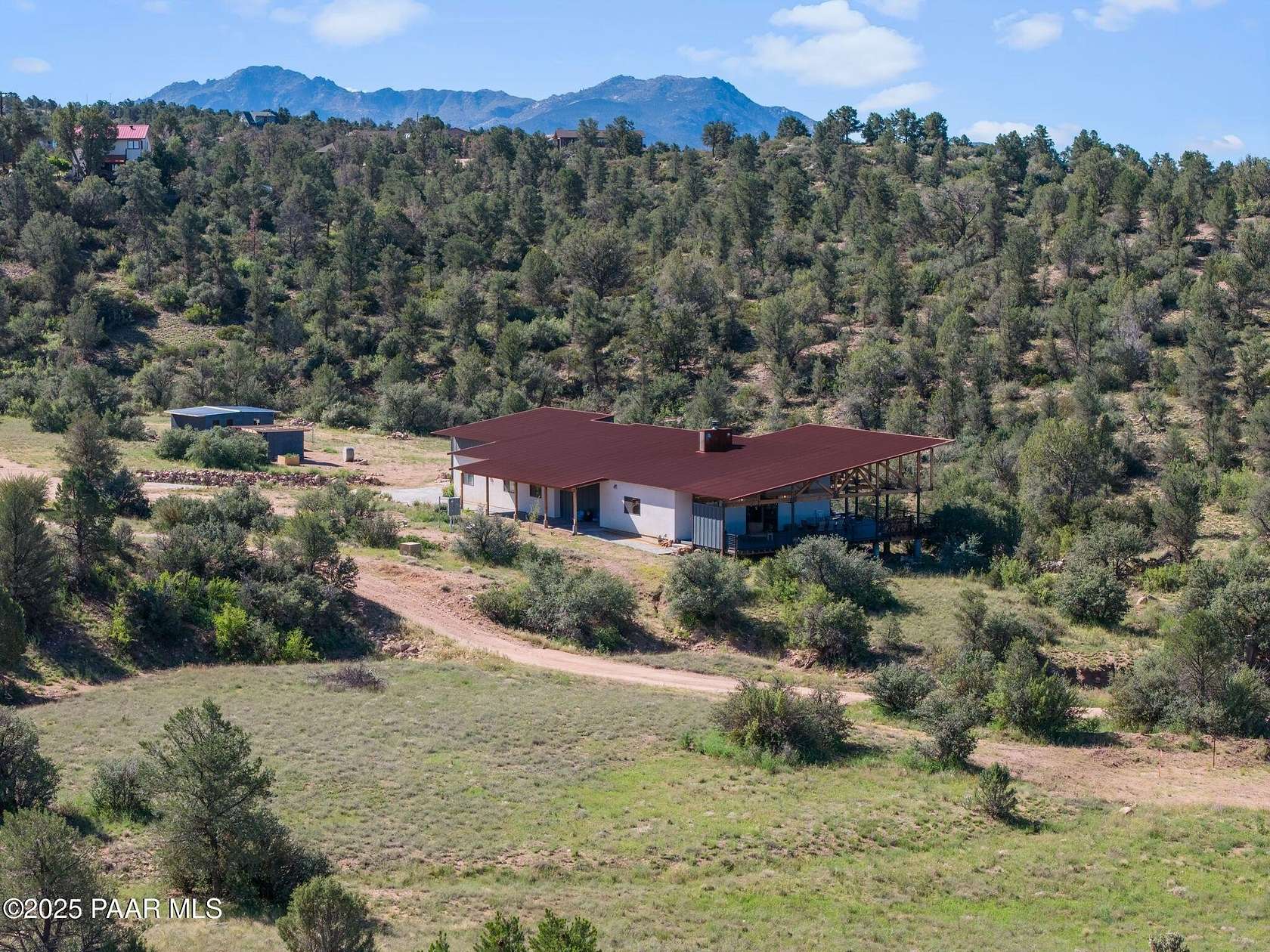 10 Acres of Residential Land with Home for Sale in Prescott, Arizona