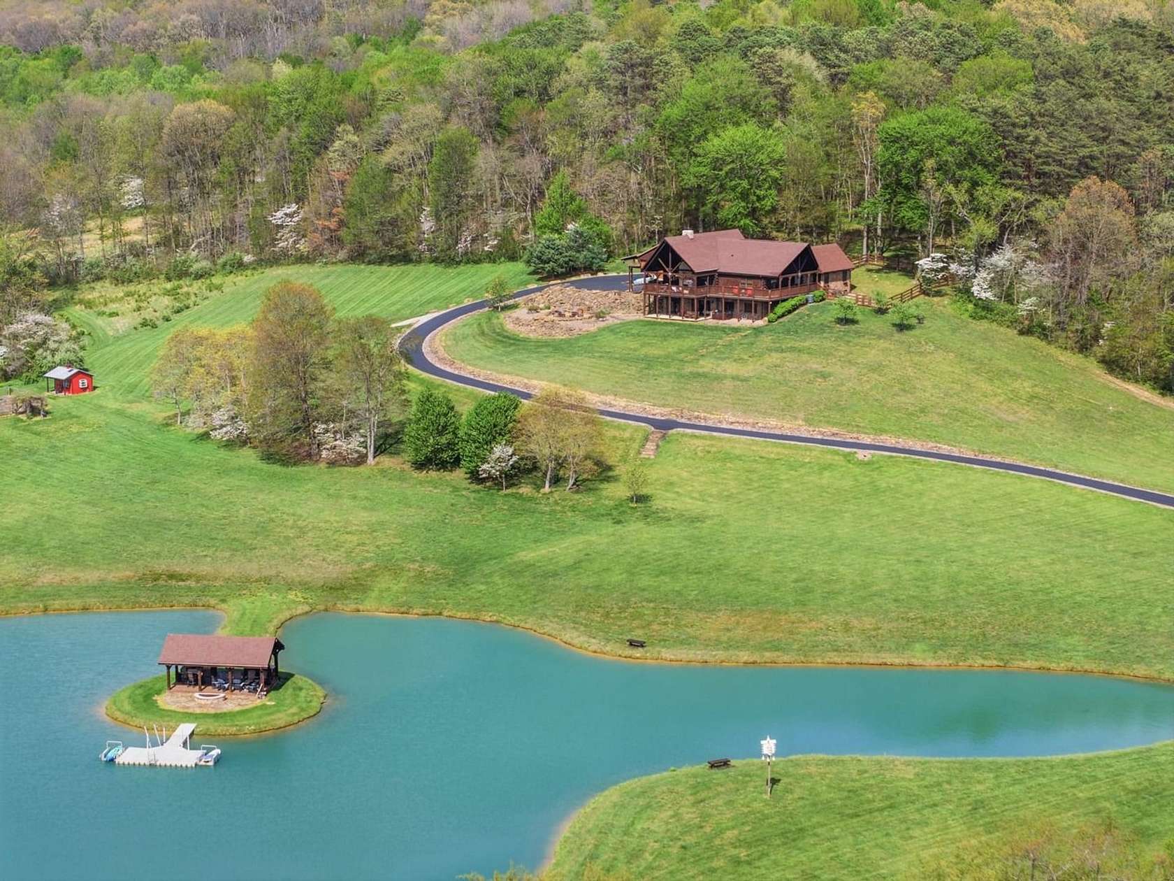 20 Acres of Recreational Land with Home for Sale in Rockbridge, Ohio