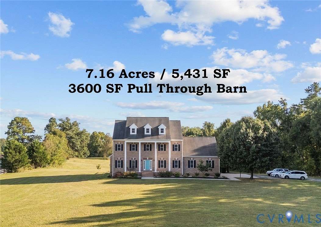 7.16 Acres of Land with Home for Sale in Chesterfield, Virginia