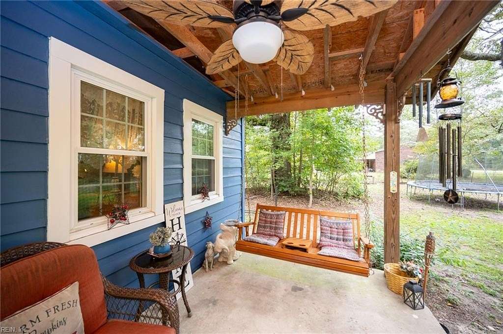 10.8 Acres of Land with Home for Sale in Toano, Virginia