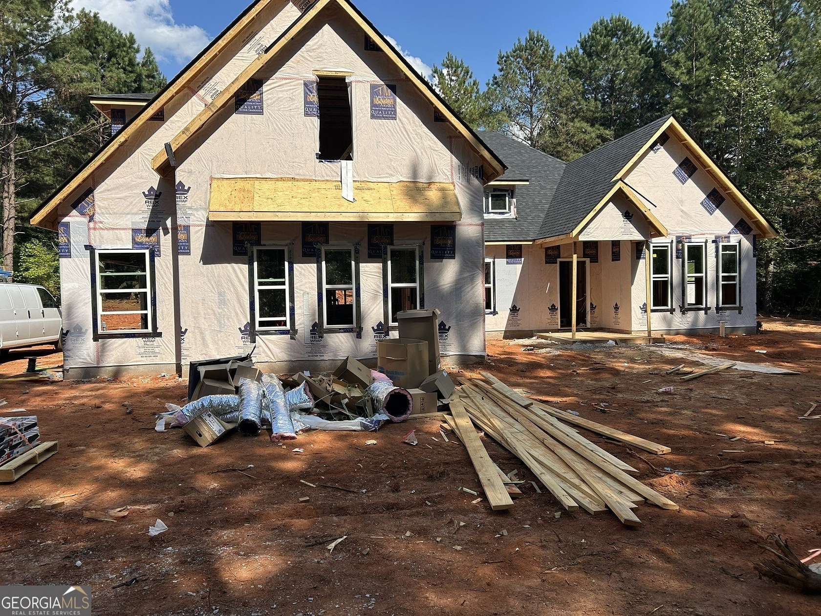 12 Acres of Land with Home for Sale in The Rock, Georgia